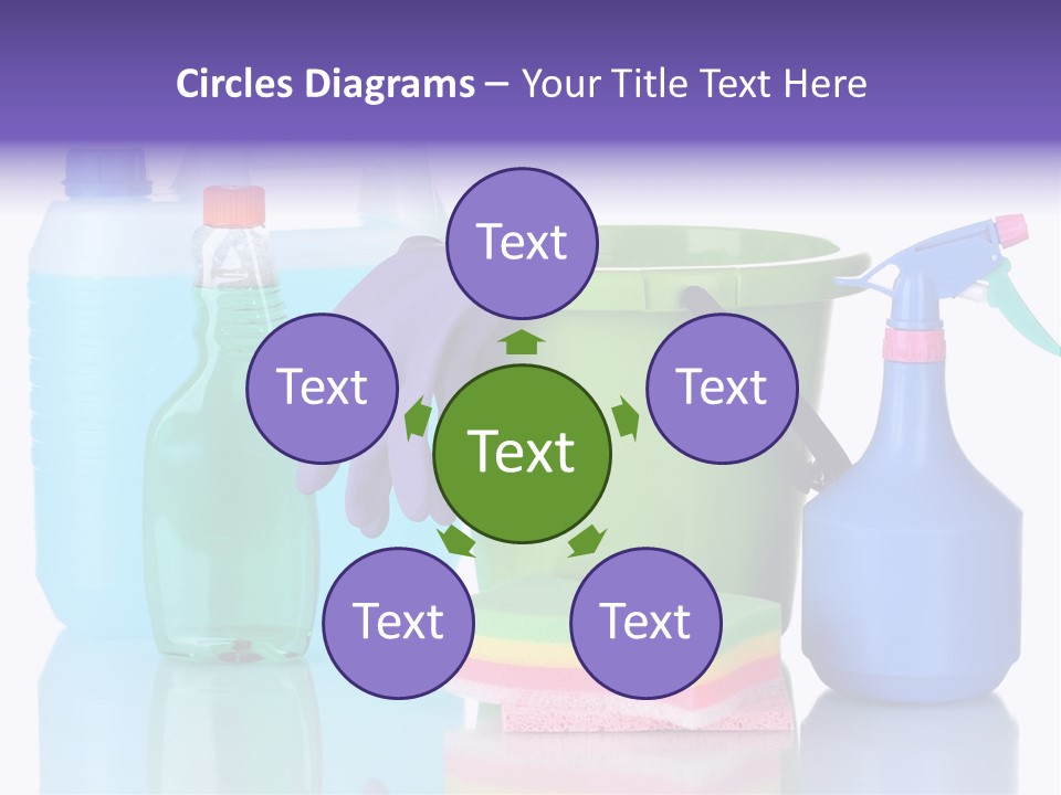 Laundry Cleanse Objects PowerPoint Template