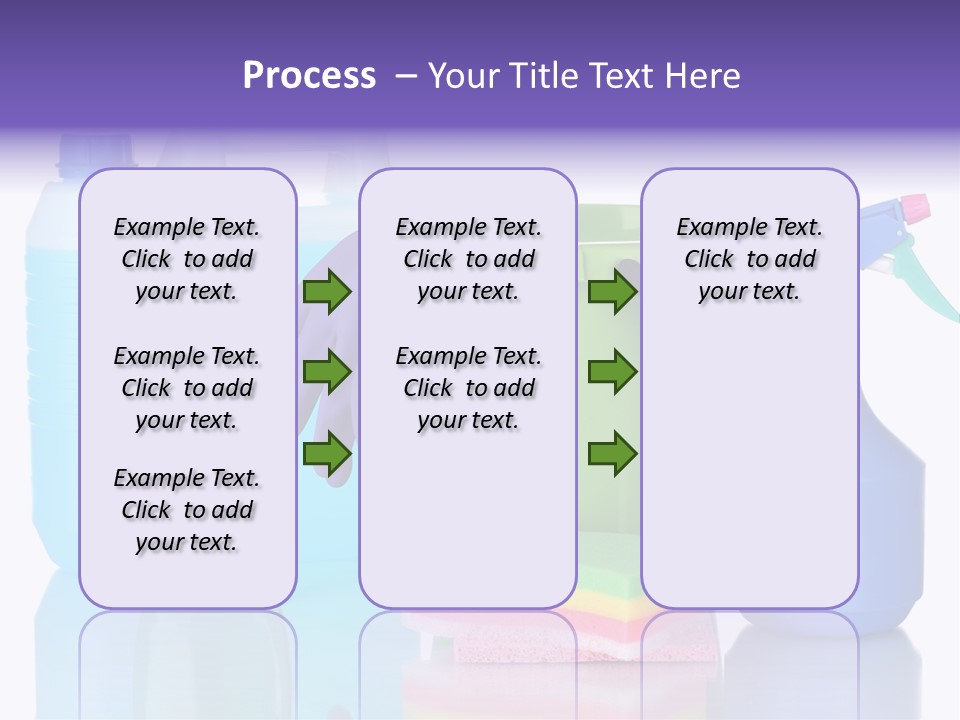 Laundry Cleanse Objects PowerPoint Template