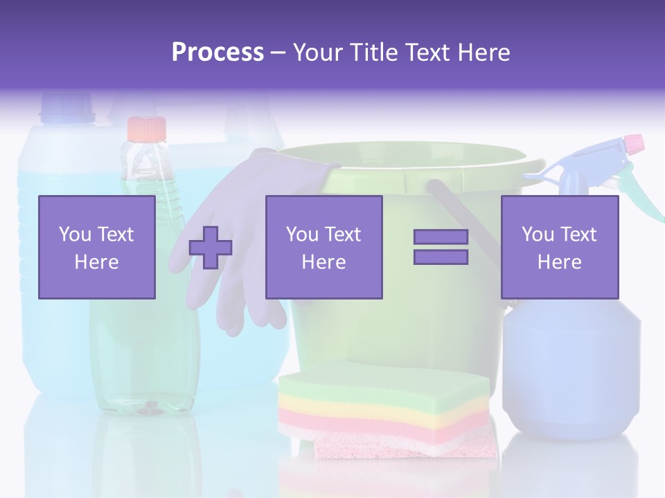 Laundry Cleanse Objects PowerPoint Template
