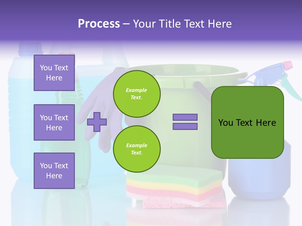 Laundry Cleanse Objects PowerPoint Template