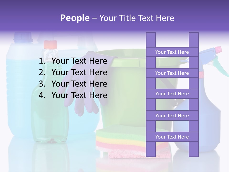 Laundry Cleanse Objects PowerPoint Template