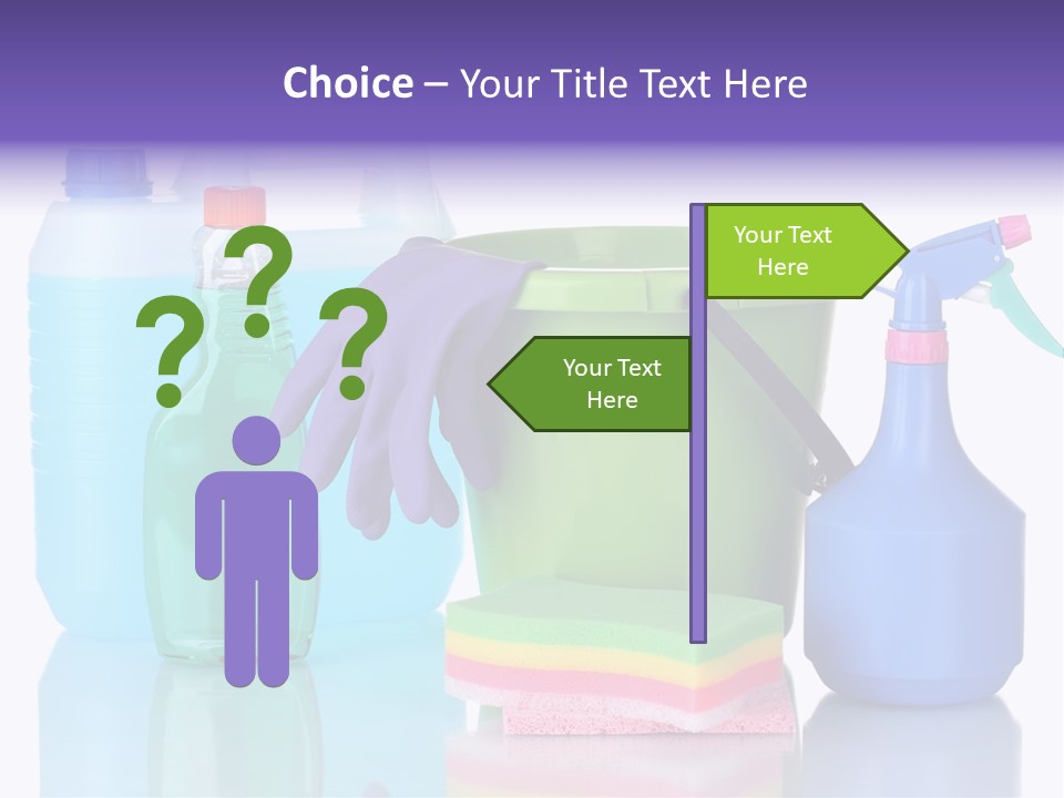 Laundry Cleanse Objects PowerPoint Template