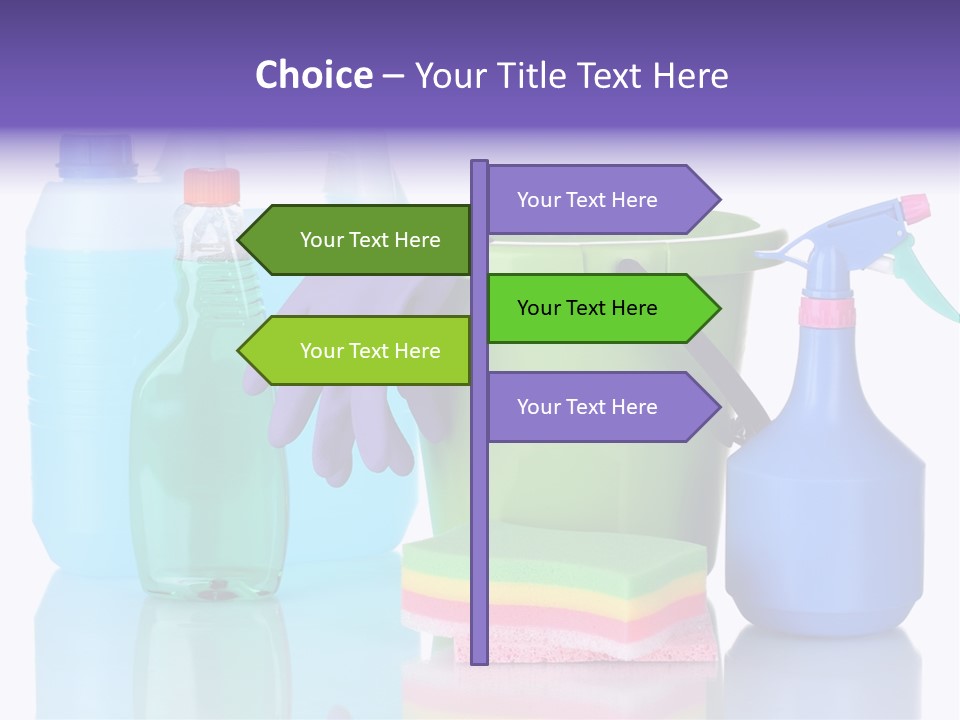 Laundry Cleanse Objects PowerPoint Template