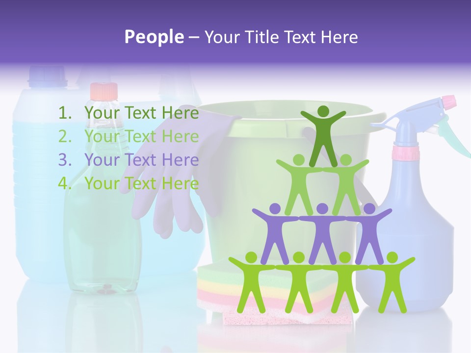 Laundry Cleanse Objects PowerPoint Template