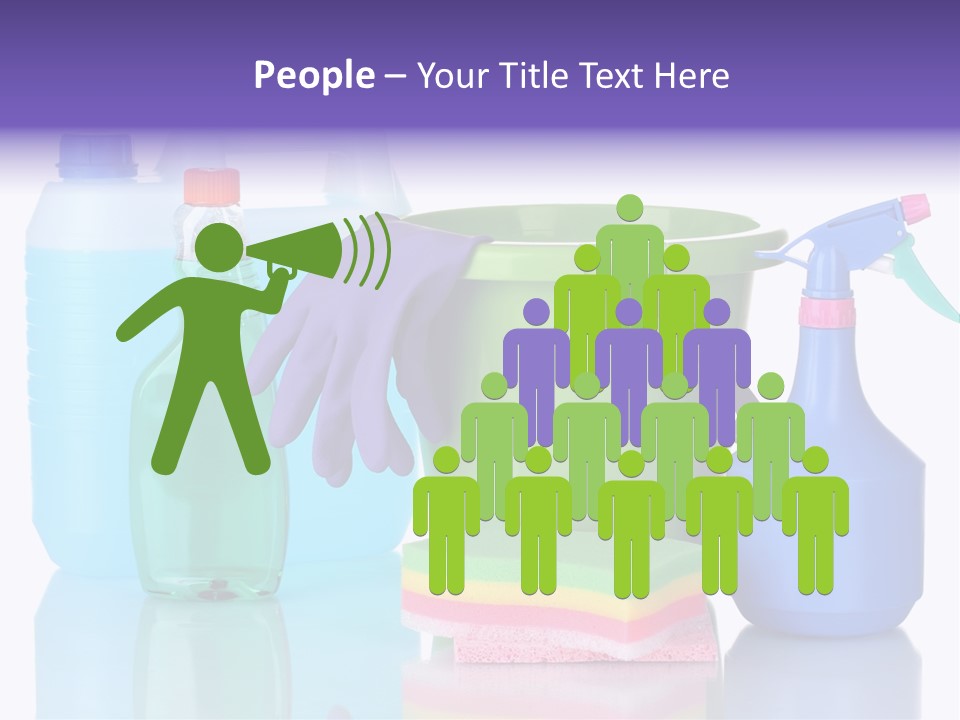 Laundry Cleanse Objects PowerPoint Template