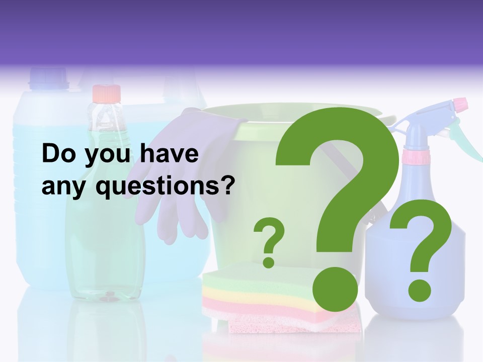 Laundry Cleanse Objects PowerPoint Template