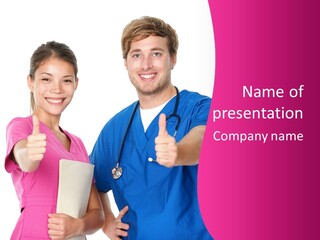 Profession Women Medicine PowerPoint Template