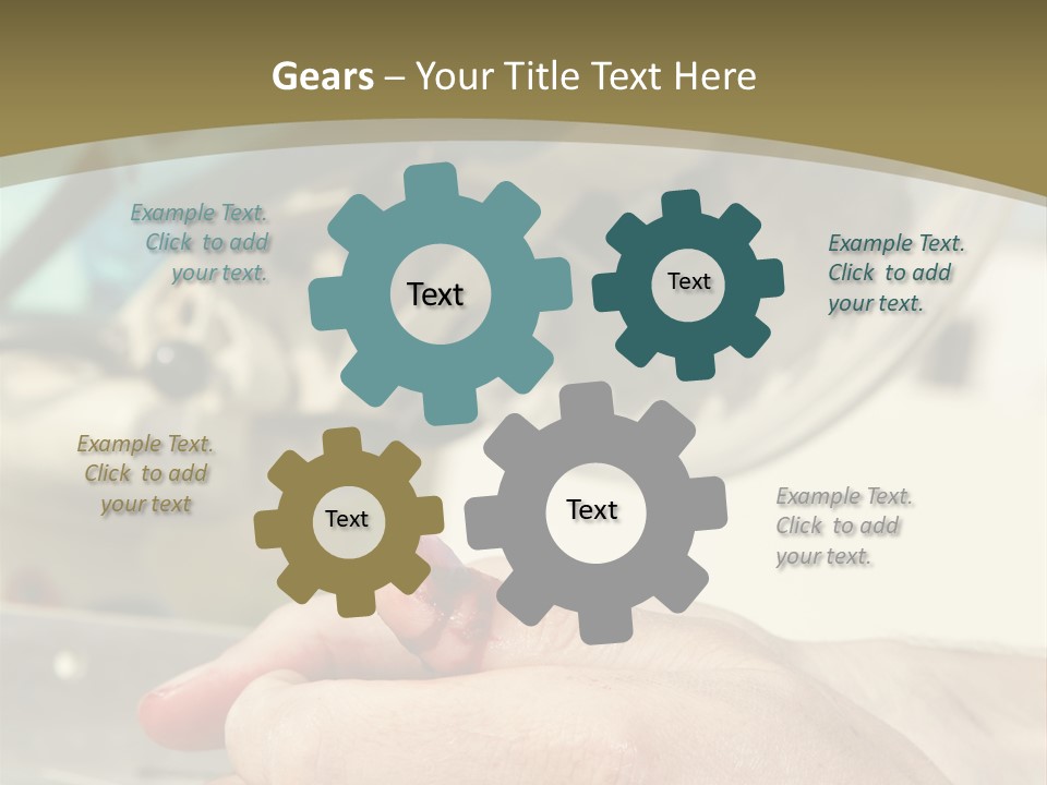 Blood Manual Worker Grimacing PowerPoint Template