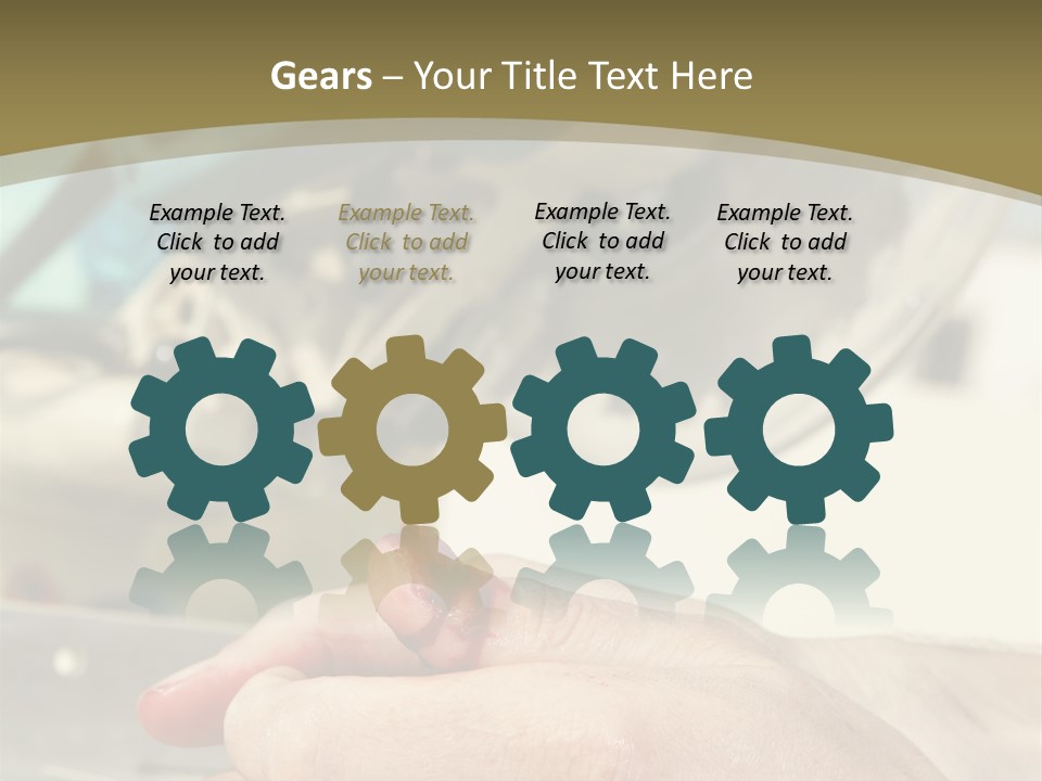 Blood Manual Worker Grimacing PowerPoint Template