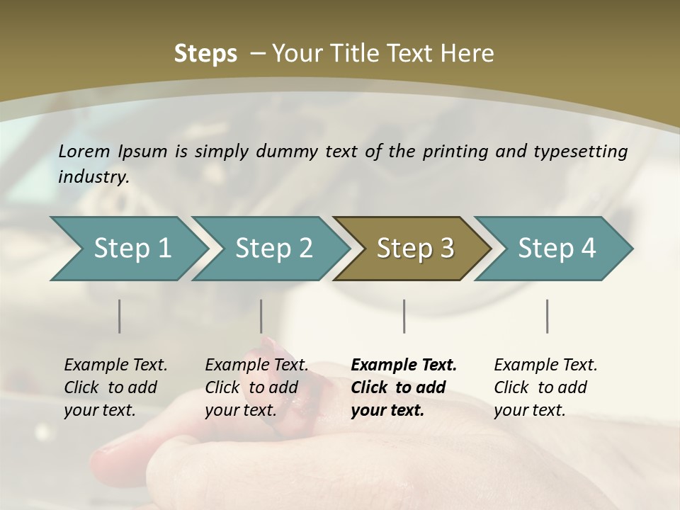 Blood Manual Worker Grimacing PowerPoint Template