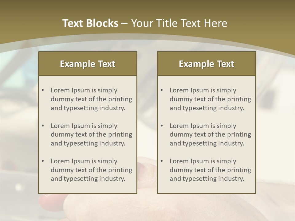 Blood Manual Worker Grimacing PowerPoint Template