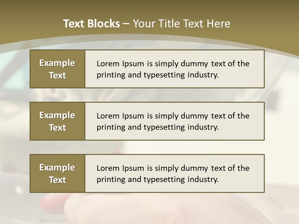 Blood Manual Worker Grimacing PowerPoint Template