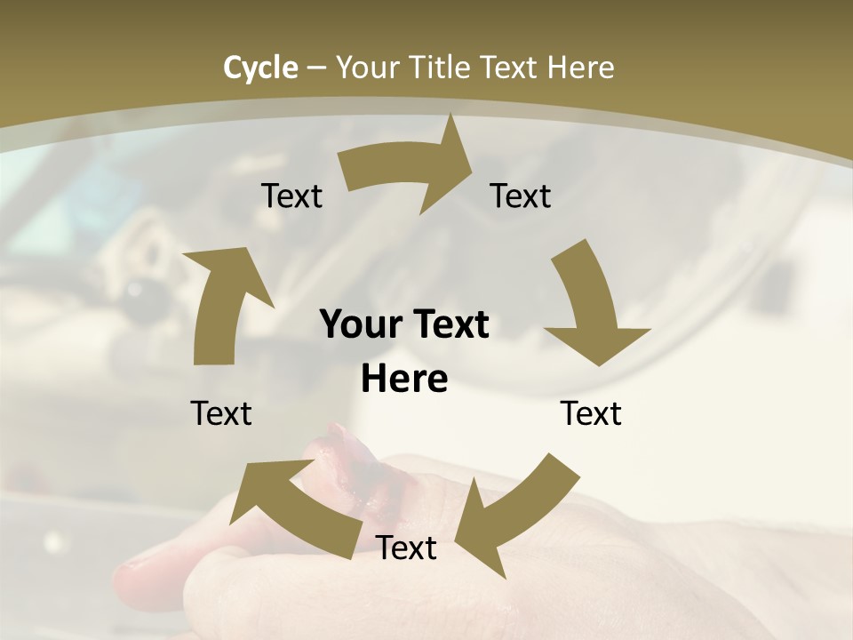 Blood Manual Worker Grimacing PowerPoint Template