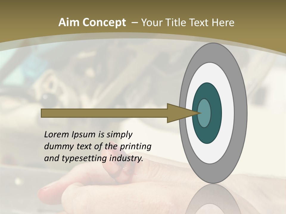 Blood Manual Worker Grimacing PowerPoint Template