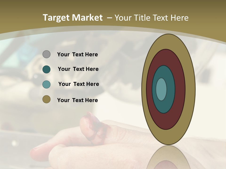 Blood Manual Worker Grimacing PowerPoint Template