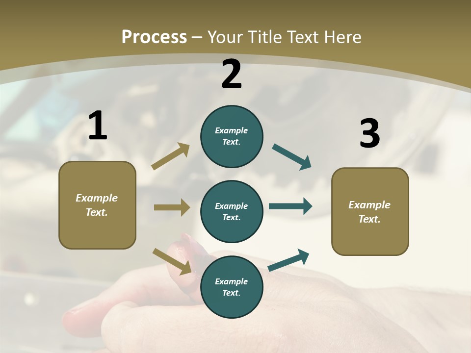Blood Manual Worker Grimacing PowerPoint Template