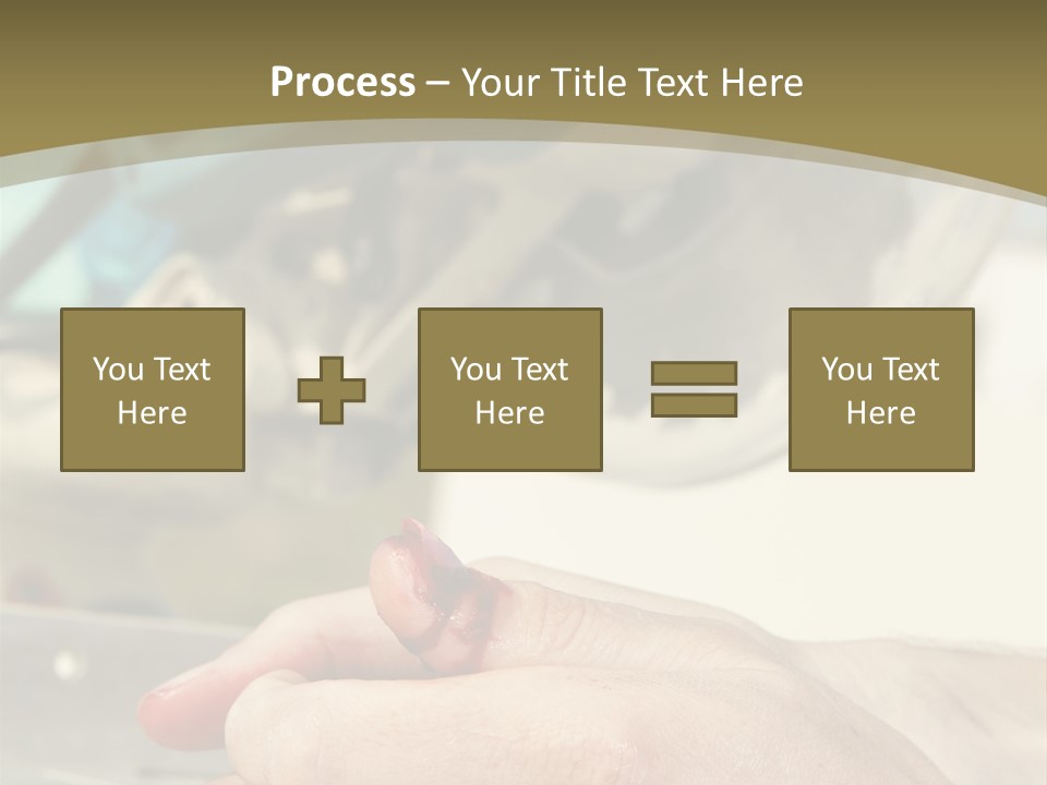 Blood Manual Worker Grimacing PowerPoint Template