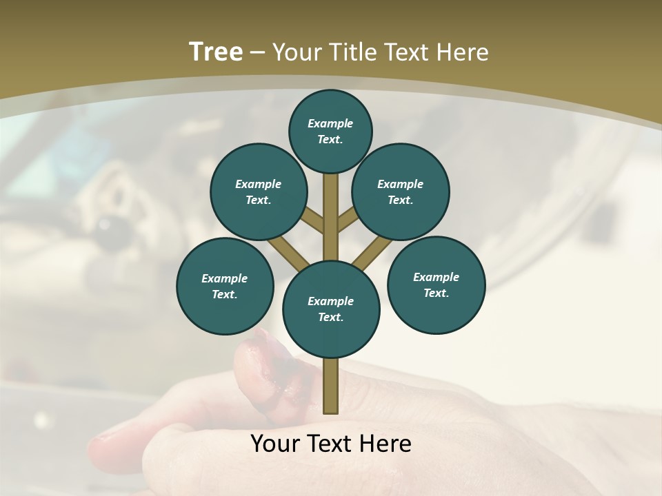 Blood Manual Worker Grimacing PowerPoint Template