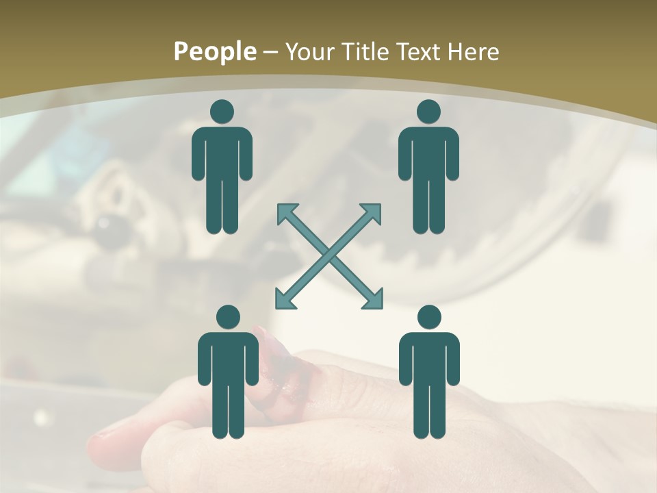 Blood Manual Worker Grimacing PowerPoint Template