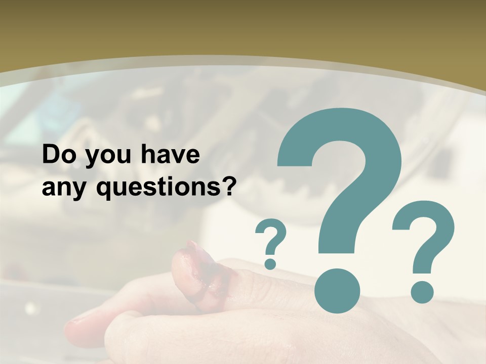 Blood Manual Worker Grimacing PowerPoint Template