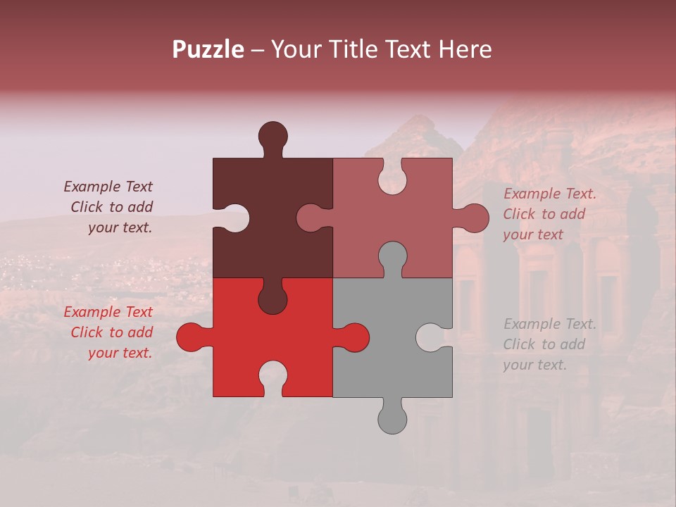 Building Travel Monastery PowerPoint Template