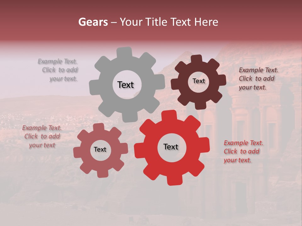 Building Travel Monastery PowerPoint Template