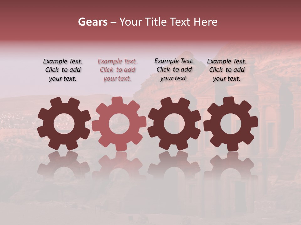 Building Travel Monastery PowerPoint Template