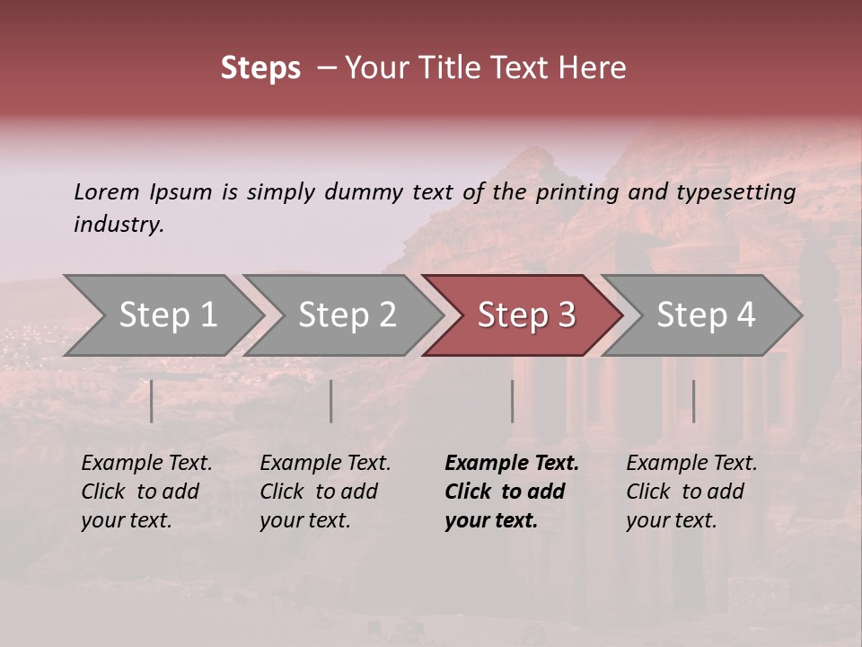 Building Travel Monastery PowerPoint Template