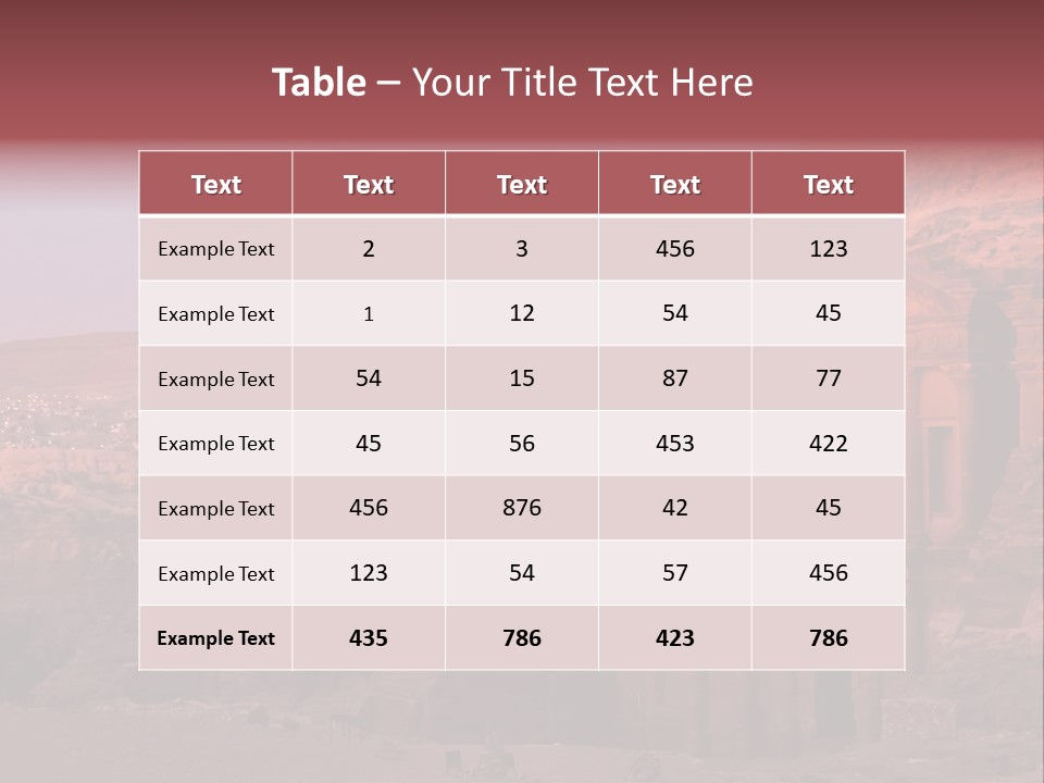 Building Travel Monastery PowerPoint Template