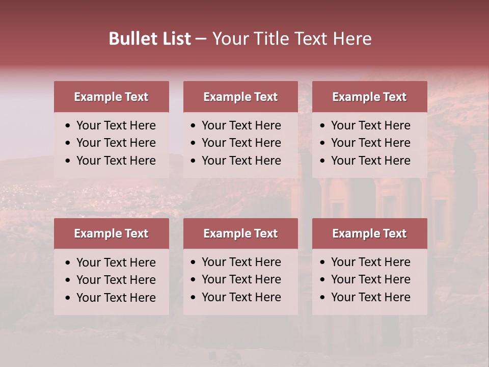 Building Travel Monastery PowerPoint Template