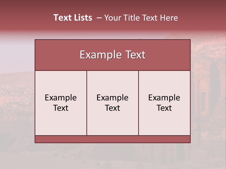 Building Travel Monastery PowerPoint Template