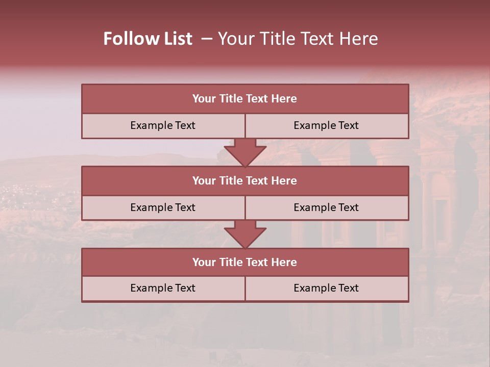 Building Travel Monastery PowerPoint Template
