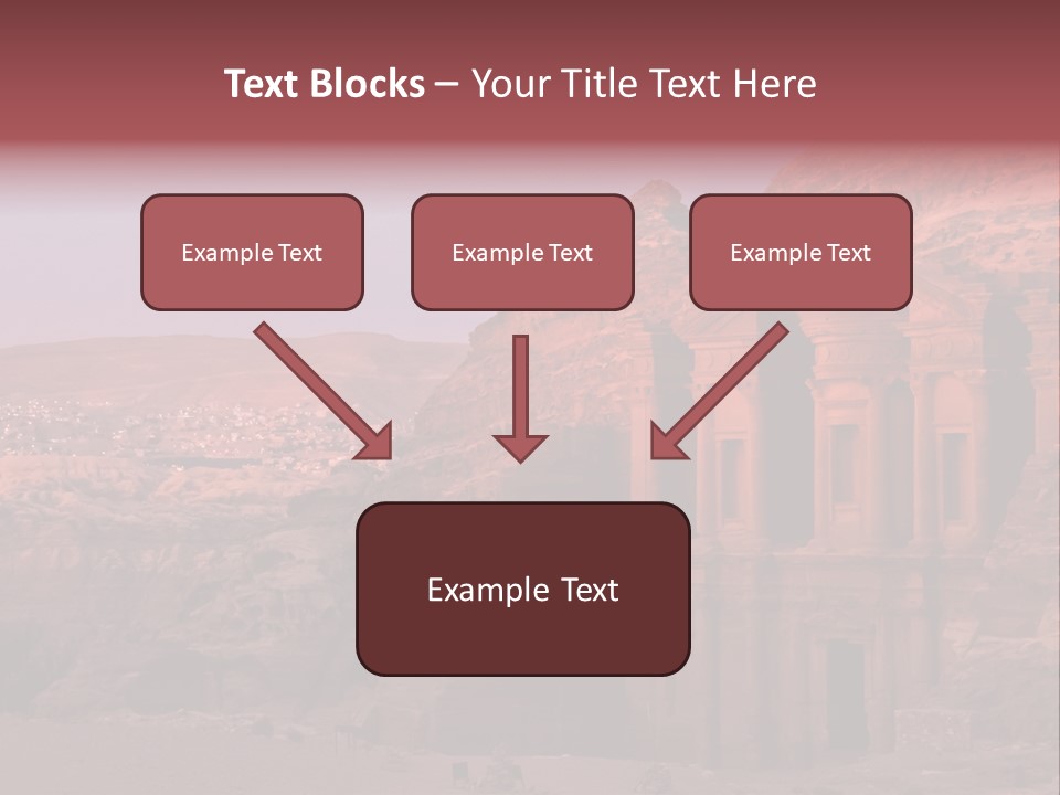 Building Travel Monastery PowerPoint Template