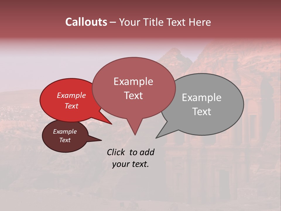 Building Travel Monastery PowerPoint Template