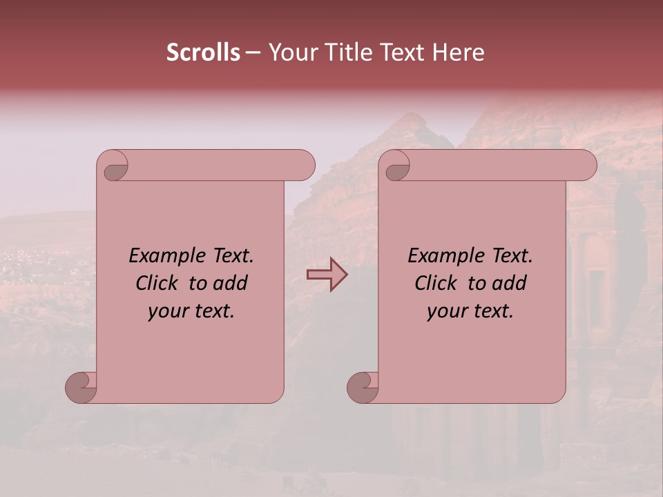 Building Travel Monastery PowerPoint Template