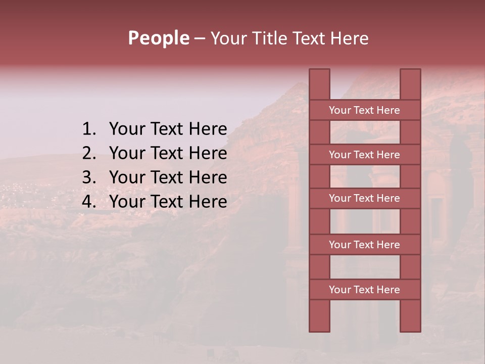 Building Travel Monastery PowerPoint Template