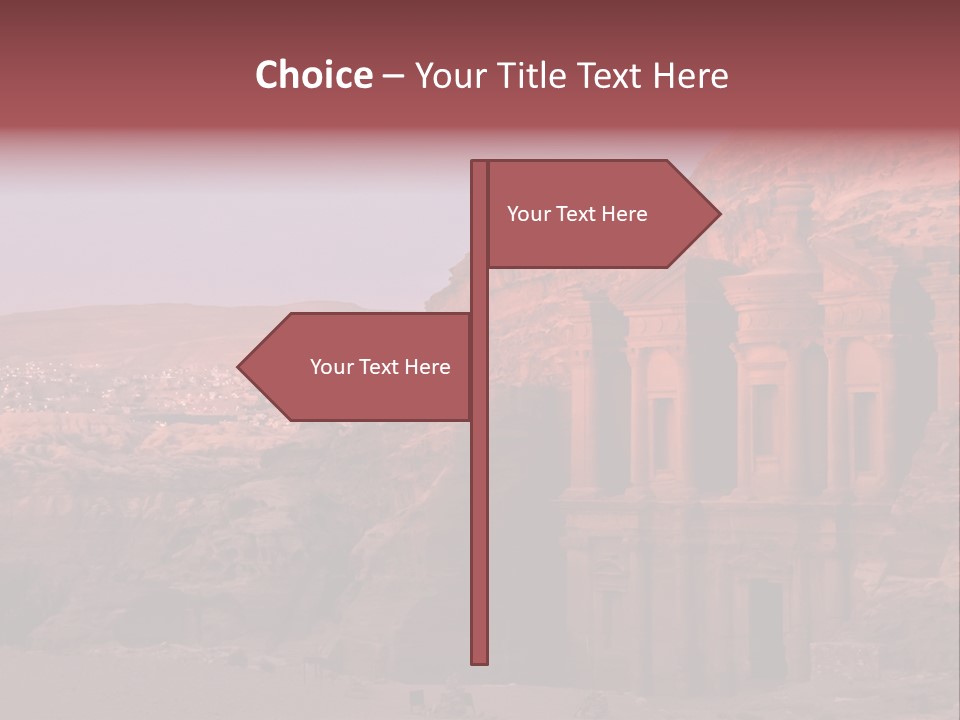 Building Travel Monastery PowerPoint Template