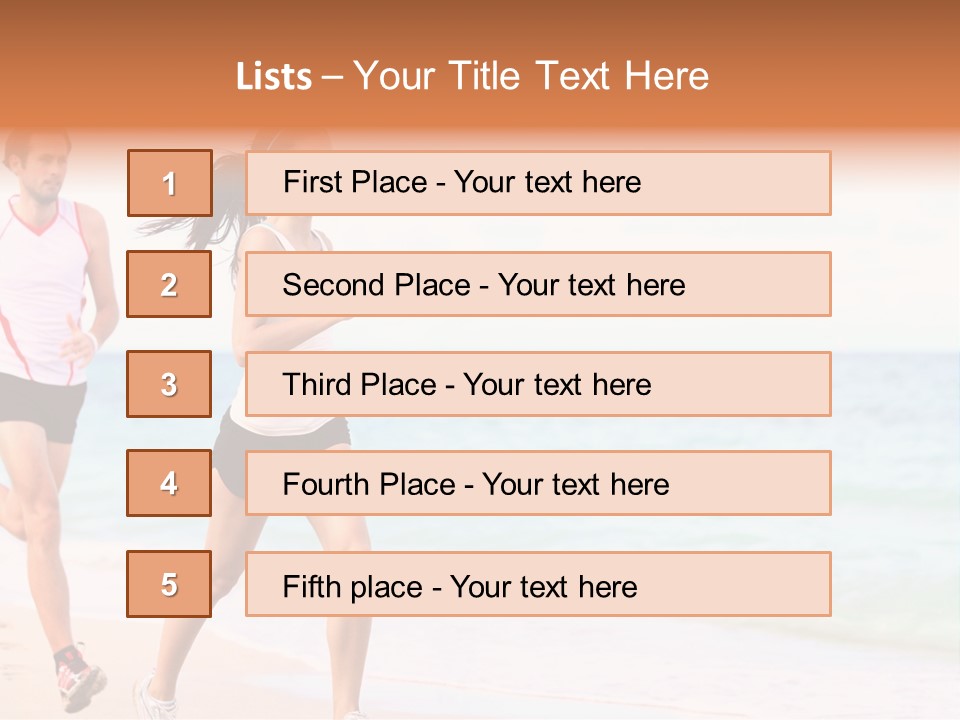 Happy Outdoor Run PowerPoint Template