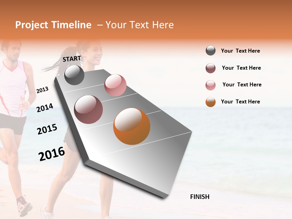 Happy Outdoor Run PowerPoint Template