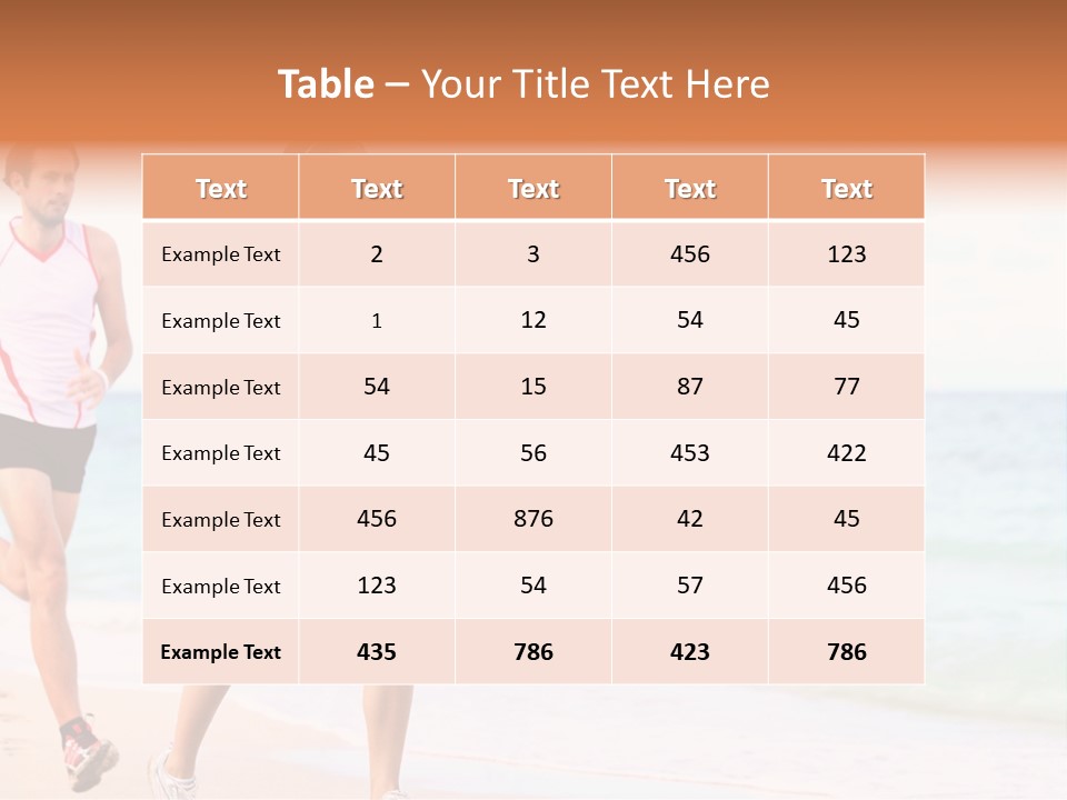 Happy Outdoor Run PowerPoint Template