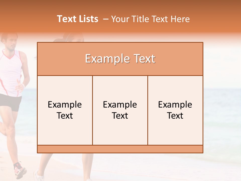 Happy Outdoor Run PowerPoint Template