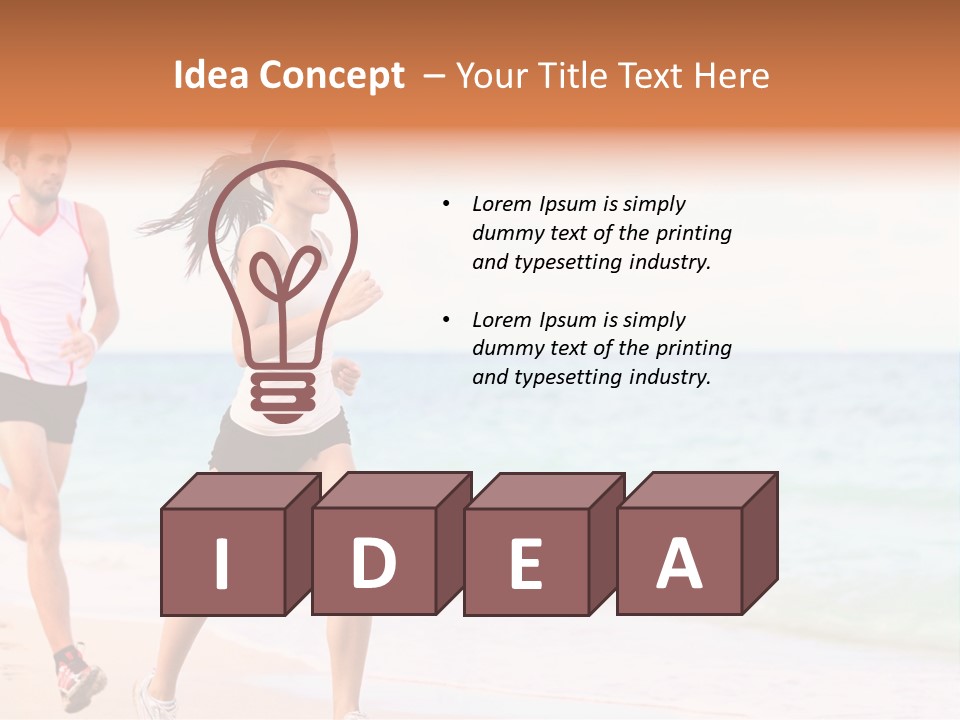 Happy Outdoor Run PowerPoint Template