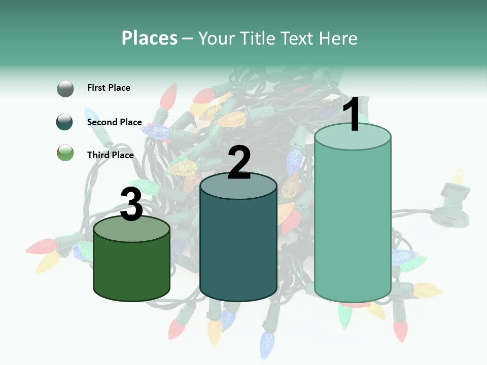 Festive Blue Glow PowerPoint Template