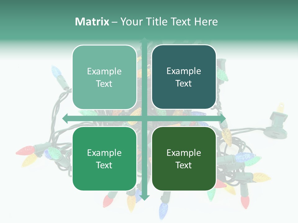 Festive Blue Glow PowerPoint Template