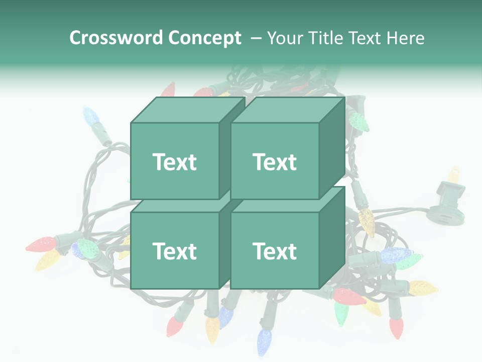 Festive Blue Glow PowerPoint Template