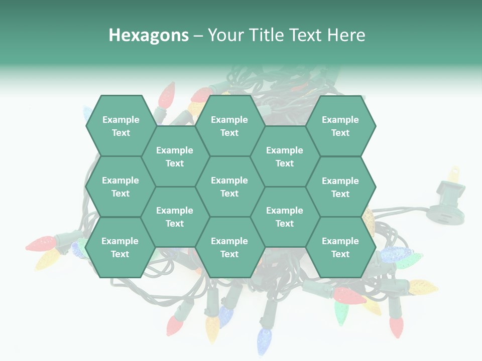 Festive Blue Glow PowerPoint Template