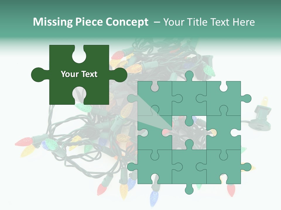 Festive Blue Glow PowerPoint Template