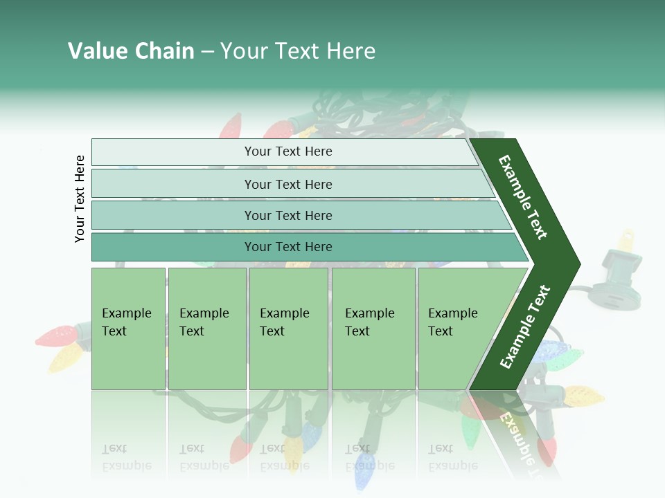 Festive Blue Glow PowerPoint Template