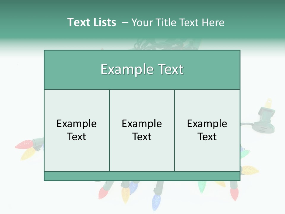 Festive Blue Glow PowerPoint Template