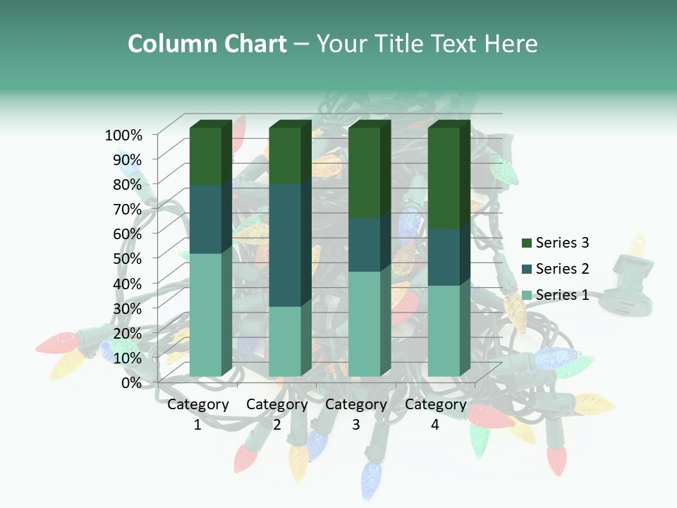 Festive Blue Glow PowerPoint Template